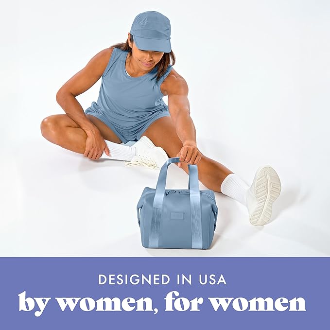 Fit & Fresh Neoprene Lunch Bag For Women, Insulated Womens Lunch Bag For Work, Tear & Stain Resistant Large Lunch Box For Women With Containers and Ice, Machine Washable Remi Lunch Bag, Slate Blue