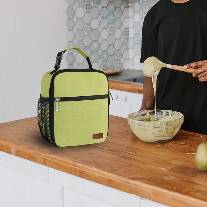 Lunch Box for Men & Women Durable Lunch Bag for Adults Reusable Small Lunchbox Green