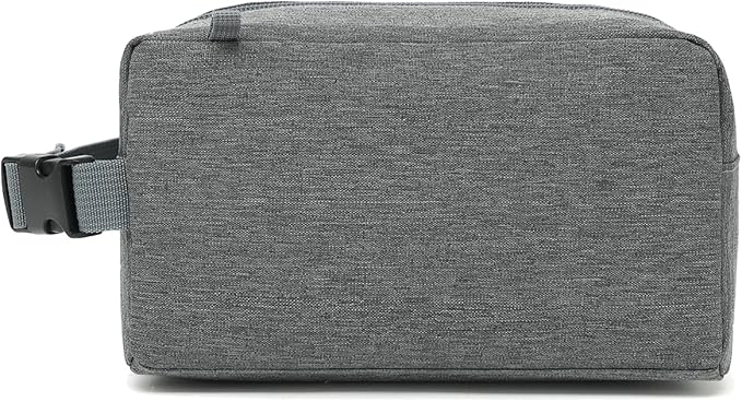 Snack Bags Mini Cooler lunch Bag Freezer Insulated Lunch Box Pouch with Buckle for Adults Work Travel,Grey