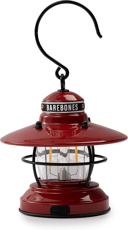 Barebones Edison Mini Vintage Adjustable LED Compact Outdoor Lantern - Essential Gear for Camping, Hiking, Fishing, Tents and Outdoor Adventures