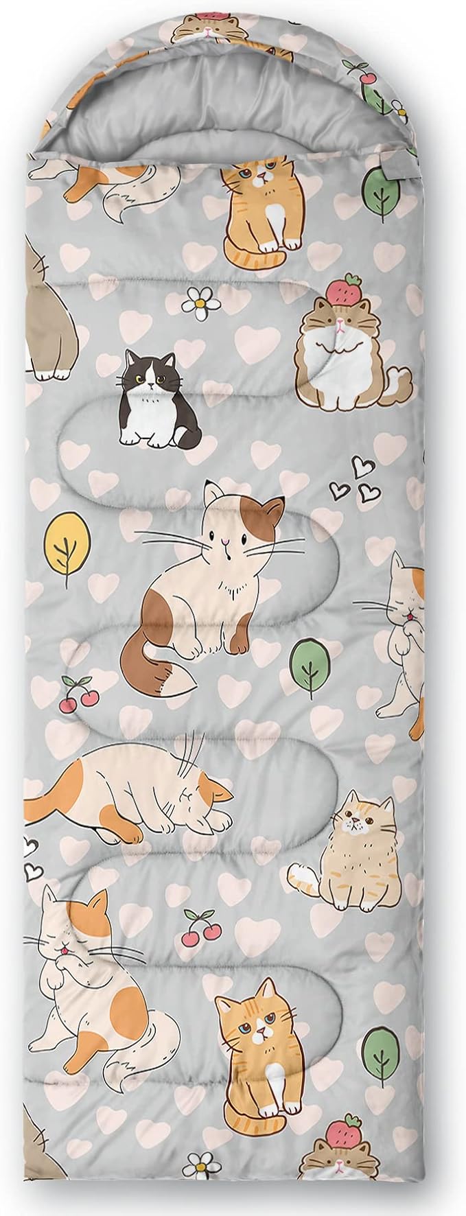 BSNTHO Camping Sleeping Bags,3 Season Warm & Cool Weather,Lightweight,Waterproof Sleeping Bags for Adults & Kids,Traveling,and Outdoors,Camping Gear Equipment