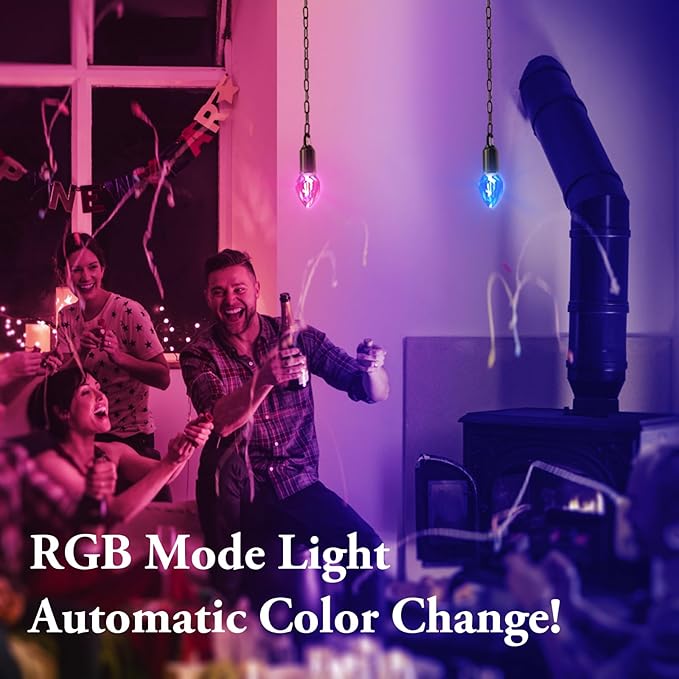 Rechargeable LED Gazebo Lights Waterproof Outdoor Hanging Lights with 3 Modes, Battery Operated Candle Shape Chandelier for Pergola, Patio and Garden Light 1 Pack