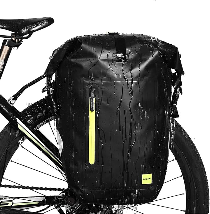 Rhinowalk Bike Bag Waterproof Bike Pannier Bag,(for Bicycle Cargo Rack Saddle Bag Shoulder Bag Laptop Pannier Rack Bicycle Bag Professional Cycling Accessories)
