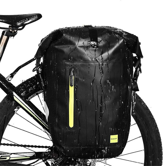 Rhinowalk Bike Bag Waterproof Bike Pannier Bag,(for Bicycle Cargo Rack Saddle Bag Shoulder Bag Laptop Pannier Rack Bicycle Bag Professional Cycling Accessories)