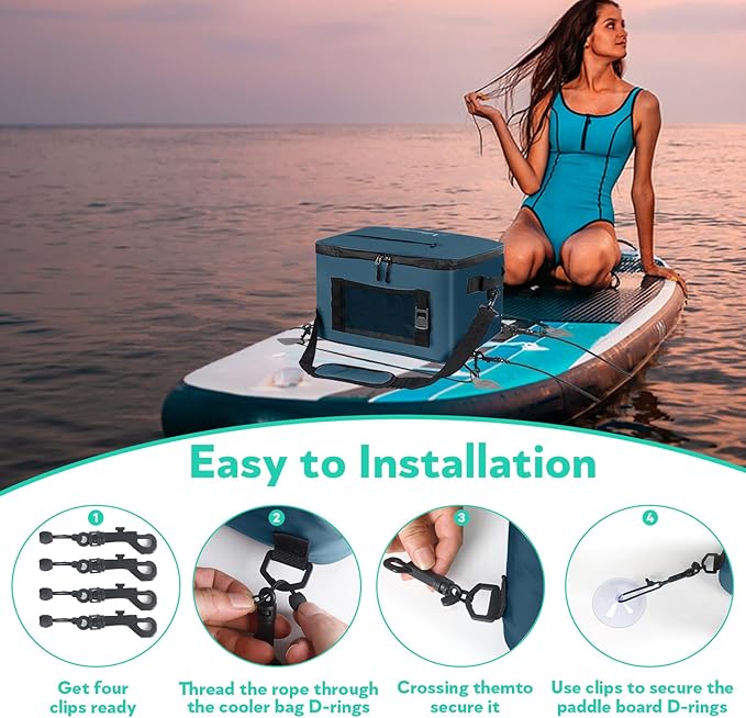 Paddle Board Cooler Bag for Paddleboarding, Kayaking - Secure, Spacious and Functional for Outdoor Water Adventures