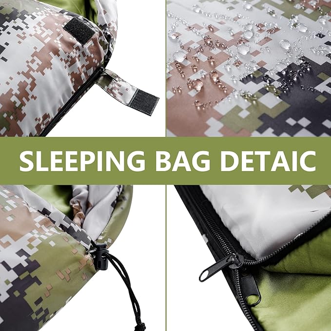 Sleeping Bags for Adults,Kids & Girls-Warm & Cold Weather Lightweight Waterproof Sleeping Bag Backpack with Compact Bag,Great for 3-4 Seasons Hiking,Camping and Outdoor Mountaineering