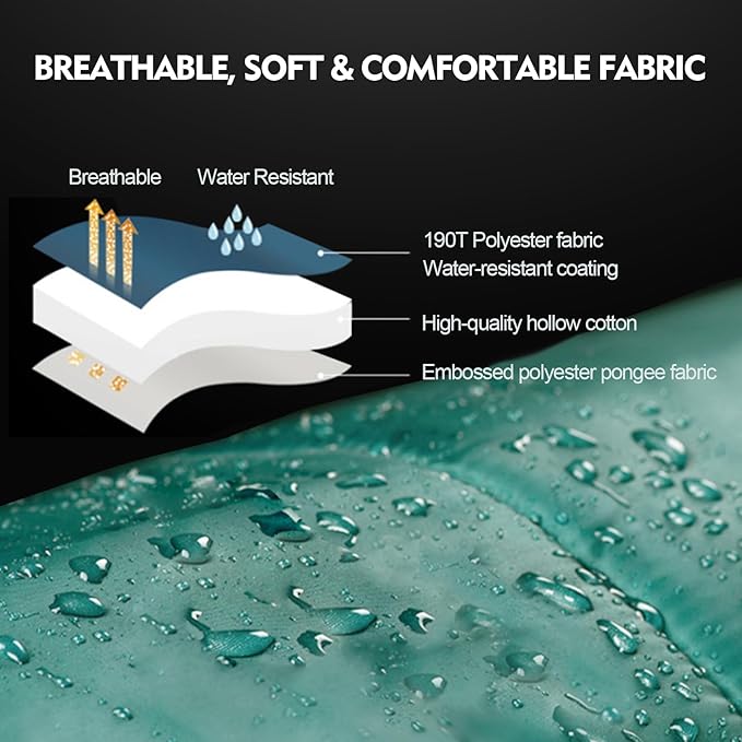 Ultralight Sleeping Bag - Envelope Lightweight Portable, Waterproof, Comfort with Compression Sack - Great for 3 Season Traveling, Camping, Hiking