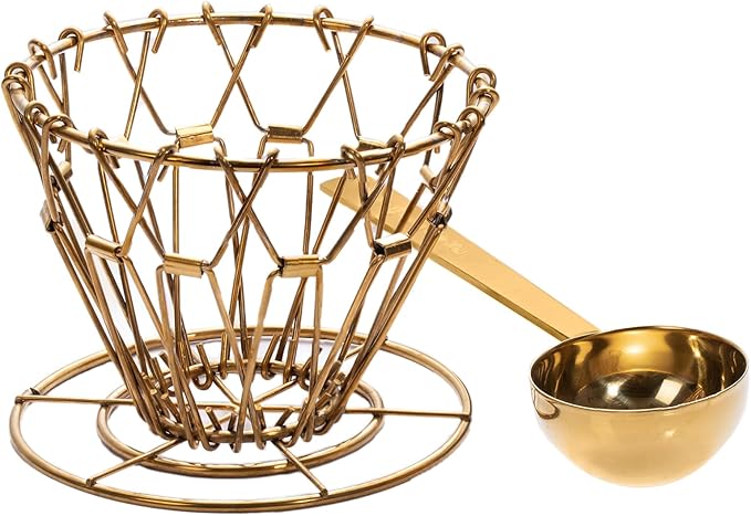 Collapsible Pour Over Coffee Dripper - Metal Coffee Dripper Set For Camping Pour Over Coffee - Pour Over Coffee Dripper & Pour Over Coffee Set, Travel Pour Over Coffee Dripper