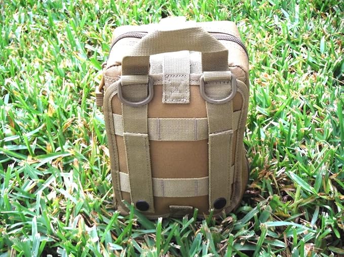 Galaxy 251 Pcs First Aid Kits for Survival Emergency Trauma Military Combat Tactical Medical Hunting Camping Hiking IFAK EMT Bag (Khaki)