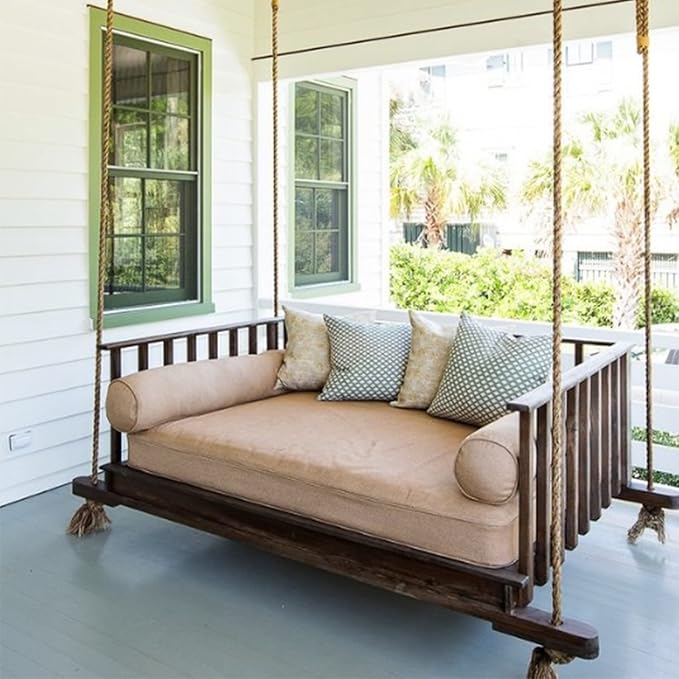 Twisted Manila Rope 3/4 in x 50 feet Natural Hemp Rope for Docks Railing Nautical Landscaping Crafts Tug of War Marine Tie-Downs Hammock Home Decorating DIY Projects