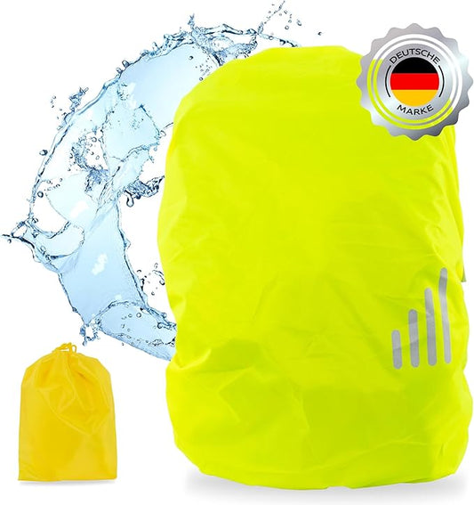 ECENCE x Backpack rain Cover with Storage Pouch Rain Protection for School Bags with Reflector, Reflective rain Cover, Waterproof Backpack Cover
