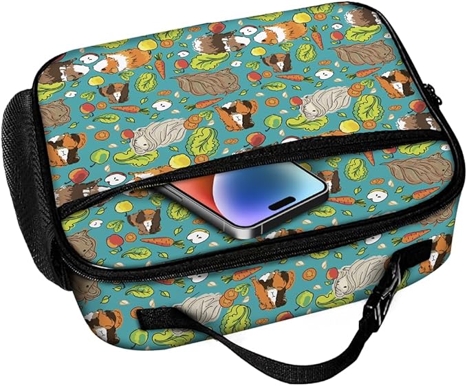 Guinea Pig Lunch Bag Reusable Insulated Lunch Box Keep Food Cooler Thermal Lunch Tote for Women Men
