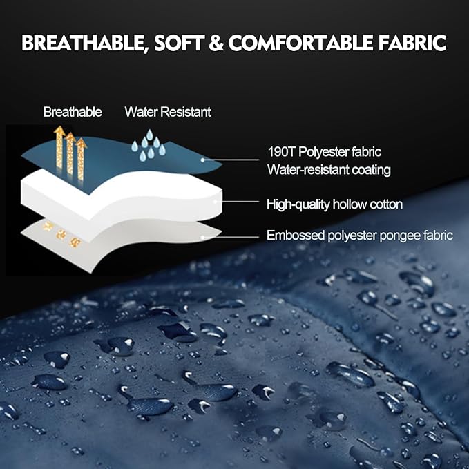 Ultralight Sleeping Bag - Envelope Lightweight Portable, Waterproof, Comfort with Compression Sack - Great for 3 Season Traveling, Camping, Hiking