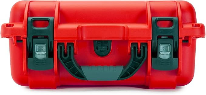 NANUK 915 Waterproof First Aid Box Empty – Durable, Medical First Aid Organizer Case, IP67-Rated, Dustproof, Impact-Resistant, and Floats (7.4" x 4.9" x 3.1") – Red