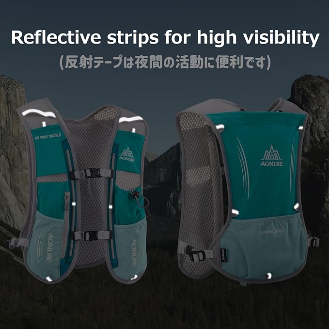 Azarxis Running Water Bottles Flask BPA Free Leakproof Hydration Vest Packs Waist Belt Replacement for Triathlon Marathon Hiking Cycling Climbing Runner