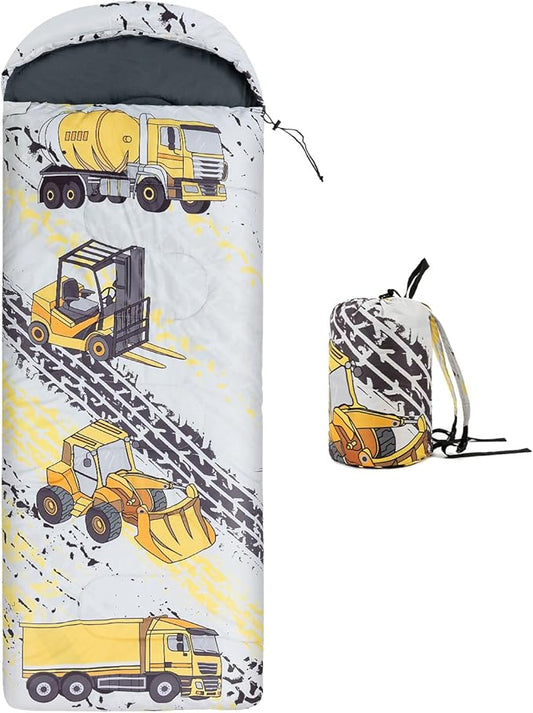 Kids Sleeping Bag for Camping - Lightweight 3 Season Backpacking Sleeping Bag, Compact Child Sleeping Bag for Girls and Boys, Waterproof Youth Sleeping Bag for Outdoor by Croosseoutdoors