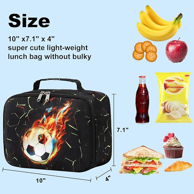 LOIDOU Lunch Box Kids Boys Girls Insulated Lunch Bag Thermal Meal Tote Women Reusable Lunch Pail Bags for School Travel