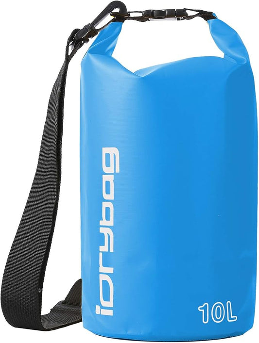 IDRYBAG Dry Bags for Kayaking Waterproof 2L/5L/10L/15L/20L, Small Dry Bag Waterproof Floating, Dry Sack Waterproof Bag for Paddleboarding Travel