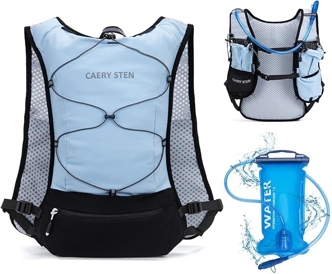 Hydration Backpack，Water Backpack，Water Vest for Running Women，Running Backpack with Water Bladder，Rave Runner Hydration Pack