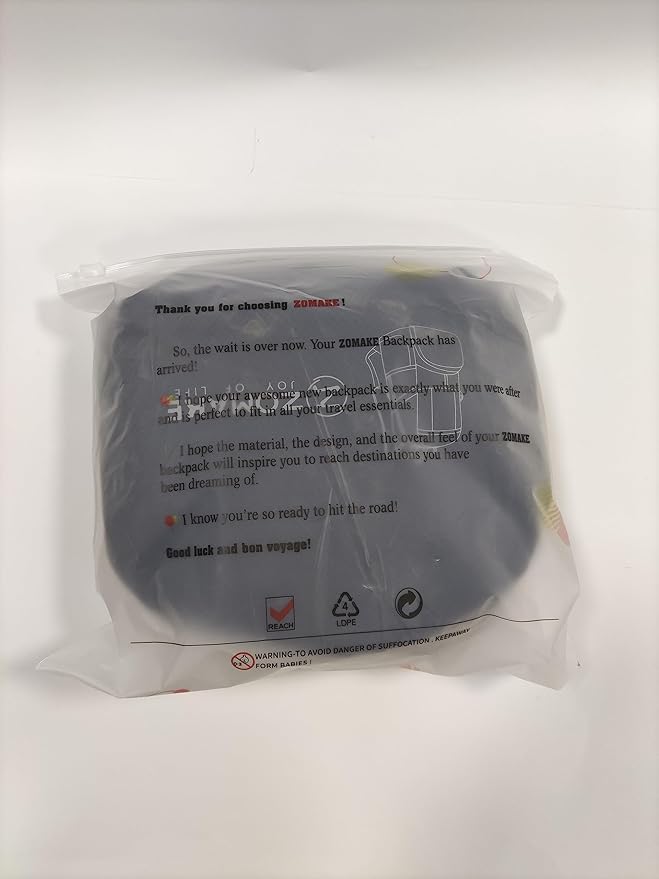 ZOMAKE Lightweight Packable Backpack 35L, Light Foldable Backpacks Water Resistant Collapsible Hiking Bag, Compact Folding Day Pack for Travel Camping(Navy Blue)