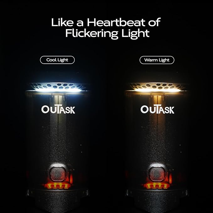 Camping Light Telescopic, Collapsible Magnetic Camping Lantern with 12000mAh Battery, Telescoping IPX6/IPX7 Waterproof Flashlights, Camping Lamp for Emergency, Camping, Hiking