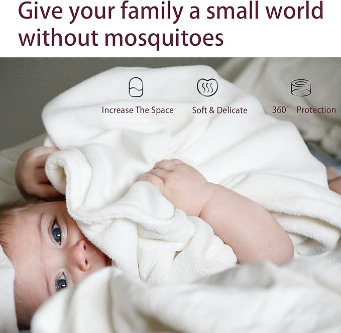 No-See-Um Mesh Square Conical Mosquito Net for Queen Even King Bed, 2 Entries Camping Screen House Grey Color Indoor & Outdoor Use