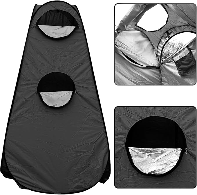 Pop Up Privacy Shower Tent Portable Outdoor Sun Shelter Camp Toilet Changing Dressing Room