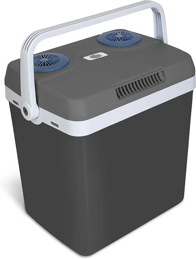 Electric cooleK-Box Electric Cooler and Warmer for Car and Home - 34 Quart (32 Liter) - Dual 110V AC House and 12V DC Vehicle Plugs
