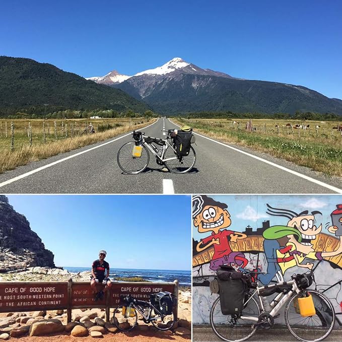 Rhinowalk Bike Bag Waterproof Bike Pannier Bag,(for Bicycle Cargo Rack Saddle Bag Shoulder Bag Laptop Pannier Rack Bicycle Bag Professional Cycling Accessories)