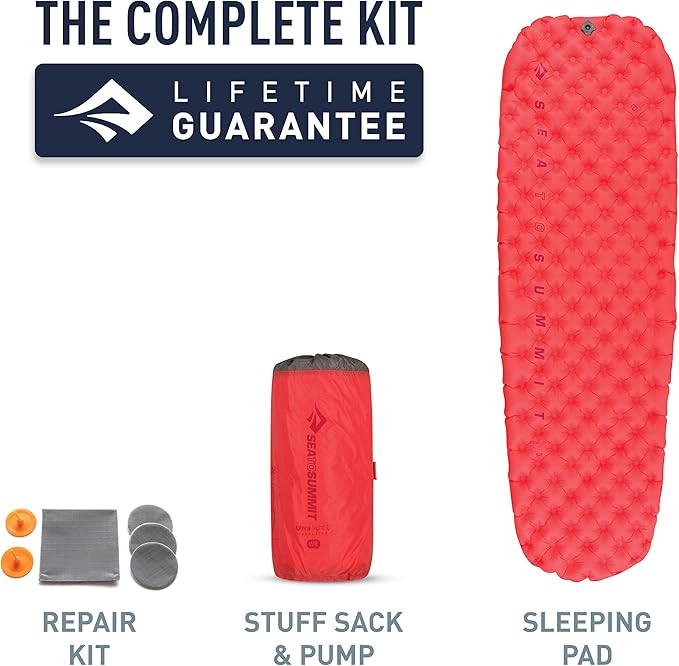 Sea to Summit Ultralight Insulated Backpacking Sleeping Pad, Women's Large (72 x 25 x 2 inches)