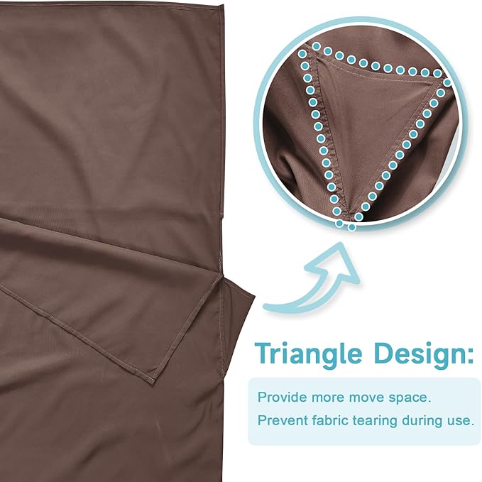 Sleeping Bag Liner, Self Tan Sleep Sack, Adult Sleep Sack, Two-Way-Zipper Expose Feet Separately, Portable Single Camping Travel Sheets for Hotel,Hostels,Business Trips