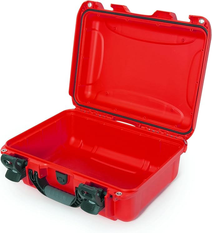 NANUK 920 Waterproof First Aid Box Empty – Durable, Medical First Aid Organizer Case, IP67-Rated, Dustproof, Impact-Resistant, and Floats (7.4" x 4.9" x 3.1") – Red