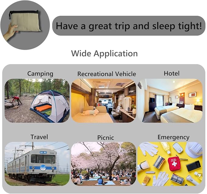 Lightweight Sleeping Bag Liner Camping Travel Sheets Ultralight Sleeping Bag Sack for Backpacking Hiking Hotel Hostels and Traveling, Stuff Sack Included