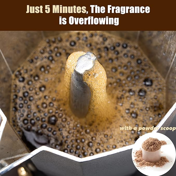 SHANGSKY Coffee Pot Electric Moka Pot 6 Cup, Espresso Coffee Maker Cafeteras Electricas Italian Coffee Maker Espresso Makers Portable Aluminum Electric Mocha Pot, Coffee Machine Moka Maker