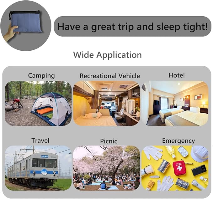 Lightweight Sleeping Bag Liner Camping Travel Sheets Ultralight Sleeping Bag Sack for Backpacking Hiking Hotel Hostels and Traveling, Stuff Sack Included