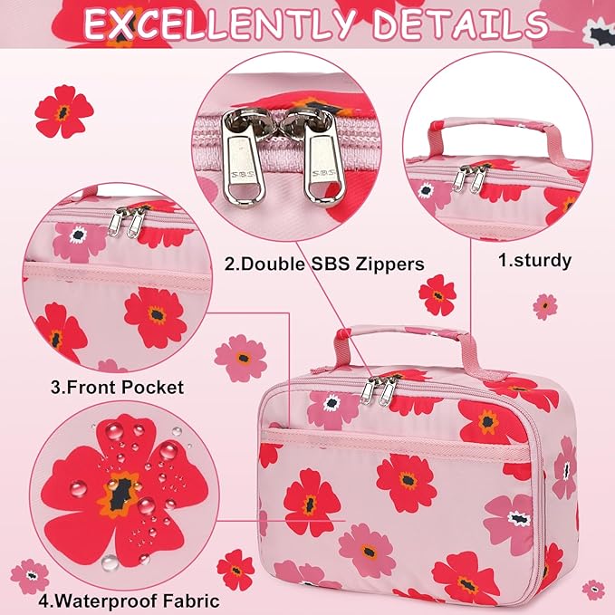 LOIDOU Lunch Box for Kids Boys Girls Insulated Lunch Bag Thermal Meal Tote Reusable Lunch Pail Bags for School Travel