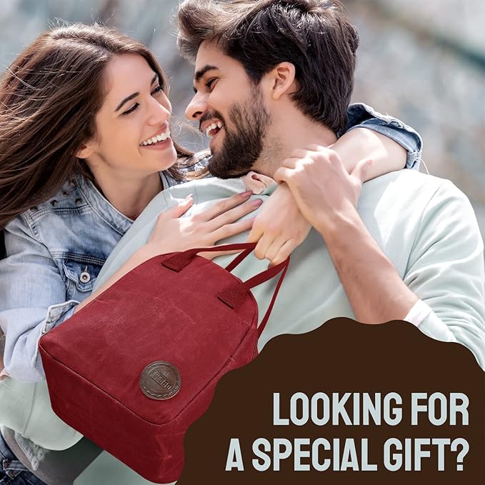 Insulated Lunch Bag for Women & Men (Passion Red)