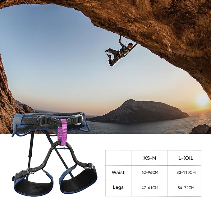 KAILAS B4 Rock Climbing Harness Men Roofing Harness Safety Belt Climbing Gear Adjustable Mountaineering Lightweight