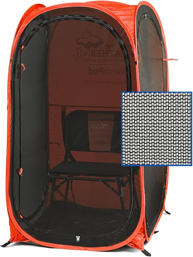 WeatherPod® The Original Shark Tank MyPod™ Mesh 1-2 Person Pop-Up Screen Pod - Keeps Out Bugs, Mosquitos, and Harmful UV Rays - UPF 50 for Maximum Protection from The Sun