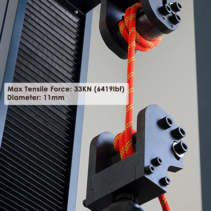 Ritafc Static Climbe Rope Rappelling Ropes 150FT(46M) UIAA Static Line Nylon Kern Mantle Rope for Mountain Tree Climbe, Hauling, Rescue