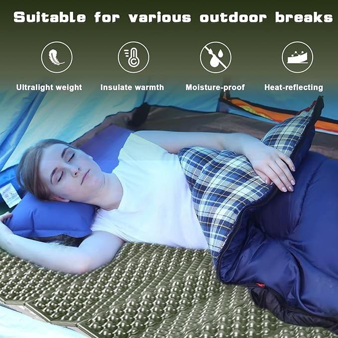 Closed Cell Foam Sleeping Pad,Folding Sleeping Pad Backpacking,Moisture-Proof Foldable Sleeping Pad, Lightweight,Sleeping Mat for Camping Hiking Backpacking Car Camping Mats