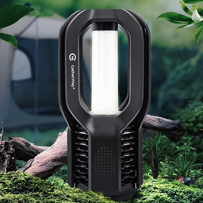 Rechargeable LED Camping Lantern - Free-Grip Design,4 Modes,IP65 Waterproof,3000K Warm Glow, Lightweight Portable Outdoor Light,Emergency Tent Light for Hiking,Backpacking & Home Use
