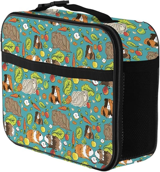 Guinea Pig Lunch Bag Reusable Insulated Lunch Box Keep Food Cooler Thermal Lunch Tote for Women Men