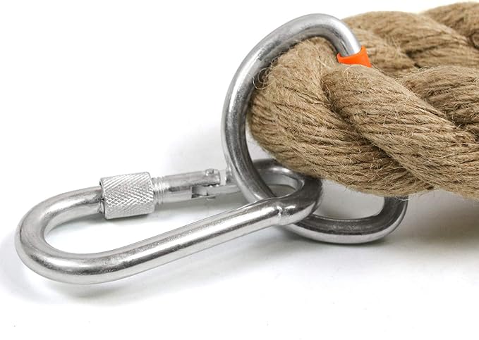 Perantlb Outdoor Climbing Rope for Fitness and Strength Training, Workout Gym Climbing Rope, 1.5'' in Diameter, Length Available: 8,10, 15, 20, 25, 30,40, 50 Feet…