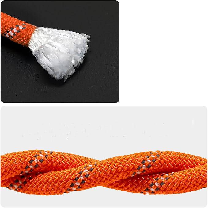 Multi-Purpose Climbing Rope - 8/10/12mm x 5/10/20/30m, Ideal for Rappelling, Boating, Tree Swing, and Sailing