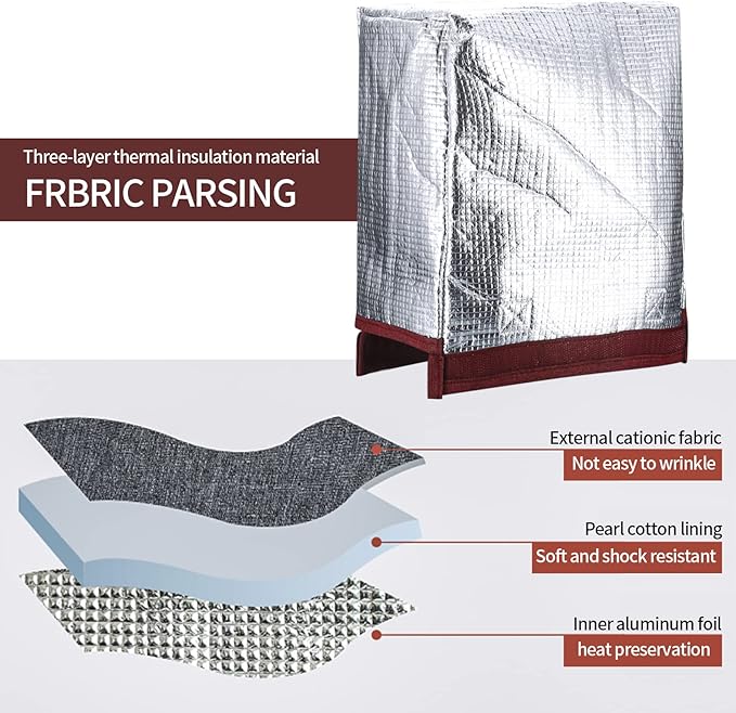 Lunch Bag Insulated, Lunch Box Bag, Reusable Lunch Tote Bag, Lunch Box Container Bag Insulated for Women, Men, Work, Office, Travel (2, red)