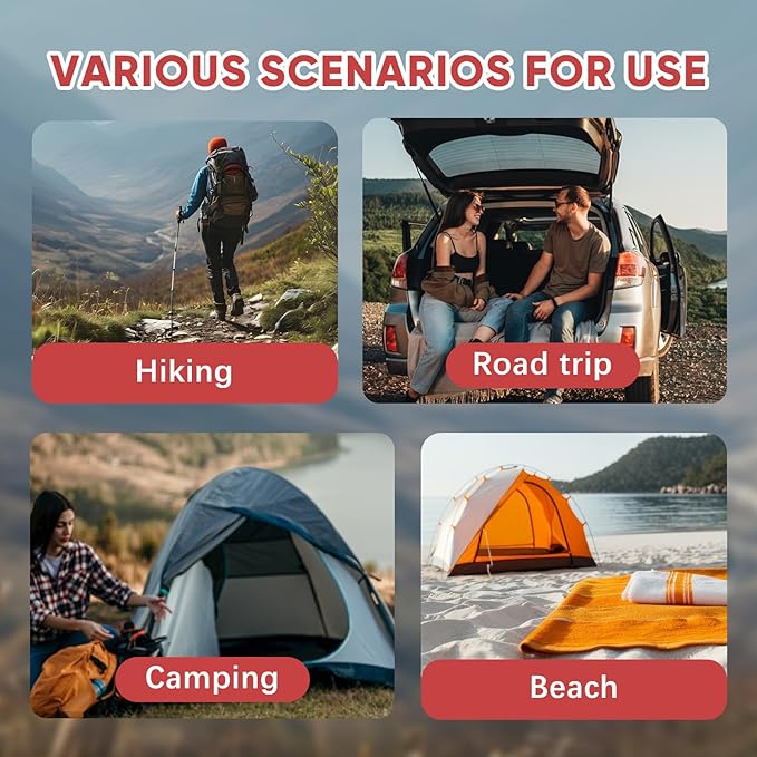 Ultralight Foam Sleeping Pad, Waterproof Closed Cell Foam Pad for Superior Insulation, Folding Sleeping Mat for Compact Storage, Foldable and Portable for Hiking and Camping