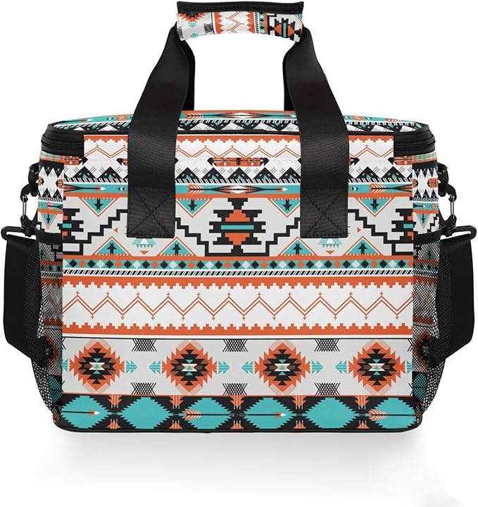 Cooler Bag Insulated Picnic Bag Large Lunch Box Reusable Tote Bag Soft Sided Portable Beach Cooler Grocery Camping