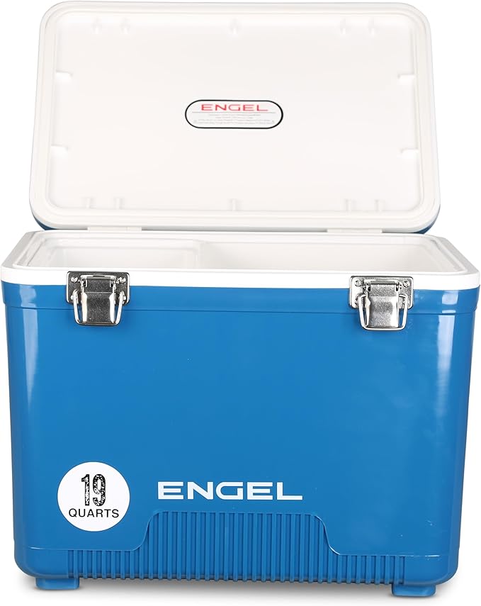 Engel 19qt Leak-Proof, Air Tight, Drybox Cooler and Small Hard Shell Lunchbox for Men and Women