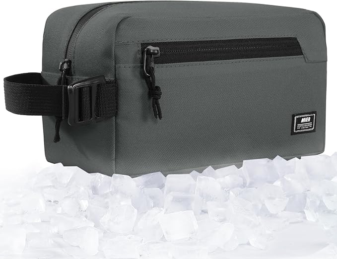 MIER Freezable Snack Bags Small Frozen Mini Cooler Lunch Bag Freezer Insulated Pouch for Adults Work Travel On-the-go,Gary